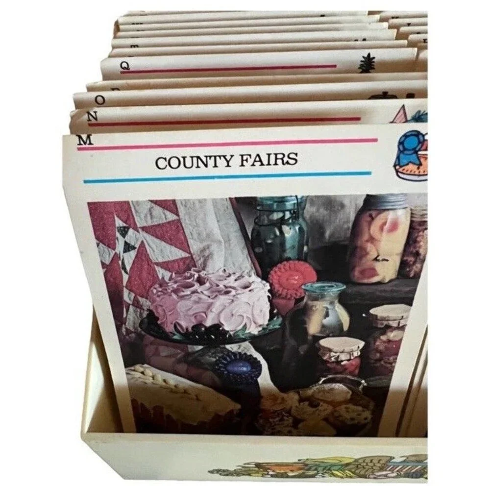 VTG 1973 McCall's Great American Recipe Card Collection 100's of Tasty Recipes!